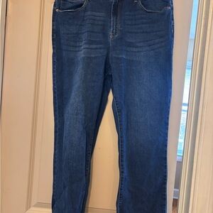 Nicole Miller Dark Blue Boot Cut Jeans